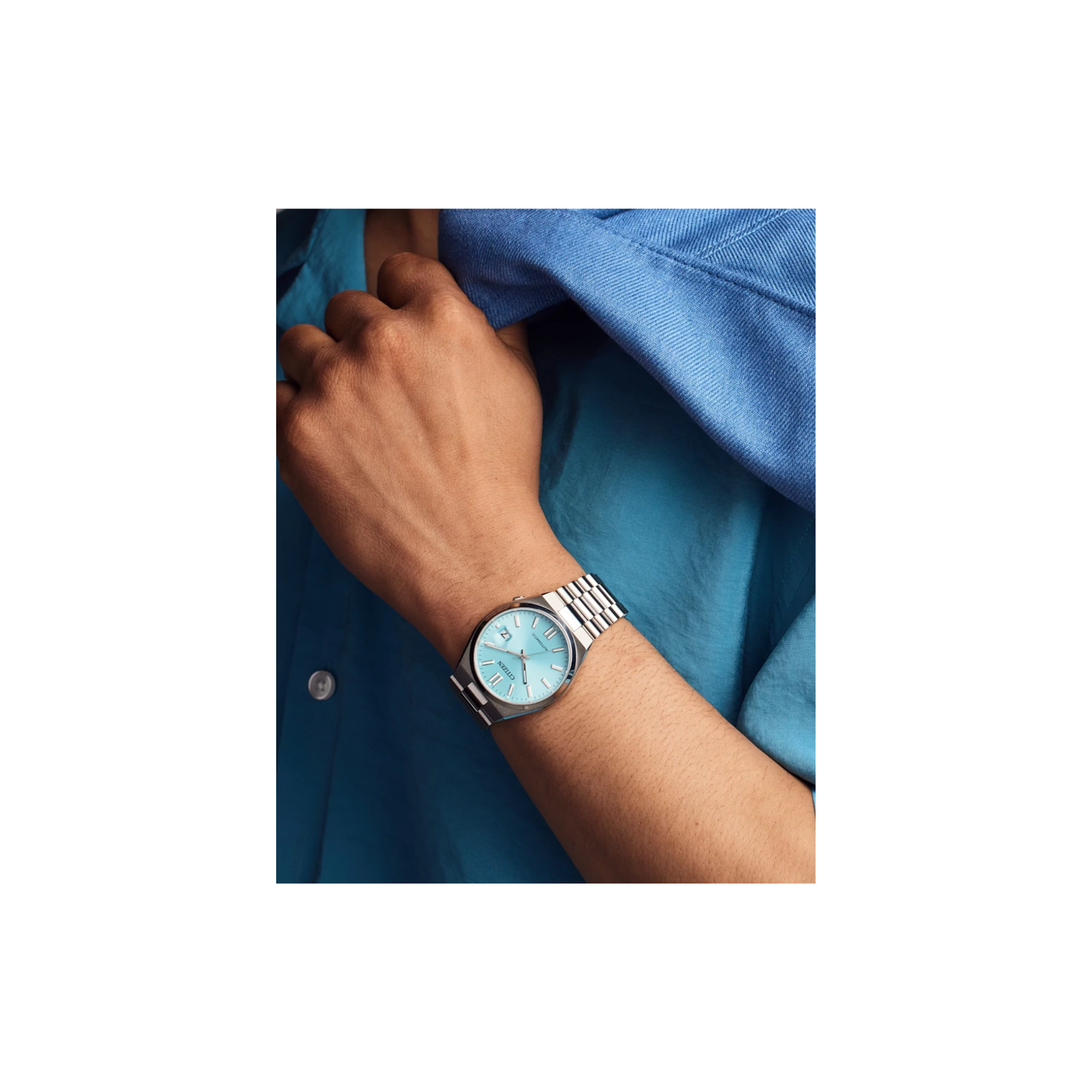 Citizen Tsuyosa Collection Mens Watch Light Blue