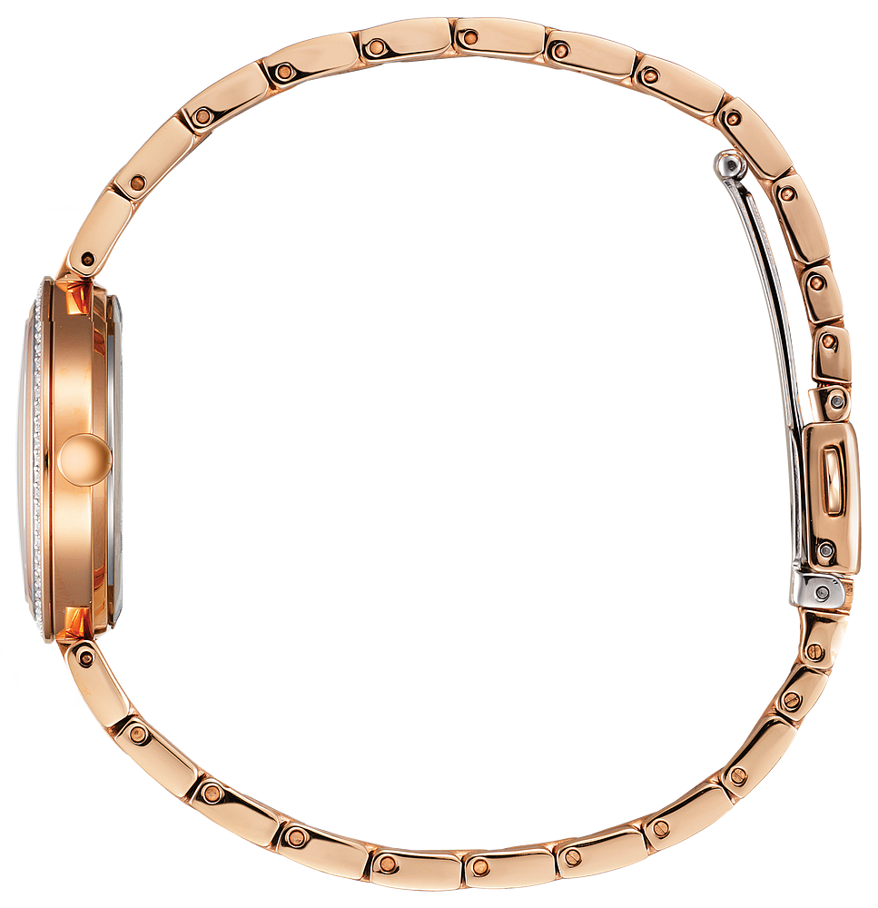 Citizen Silhouette Crystal Eco-Drive Rose Gold Watch