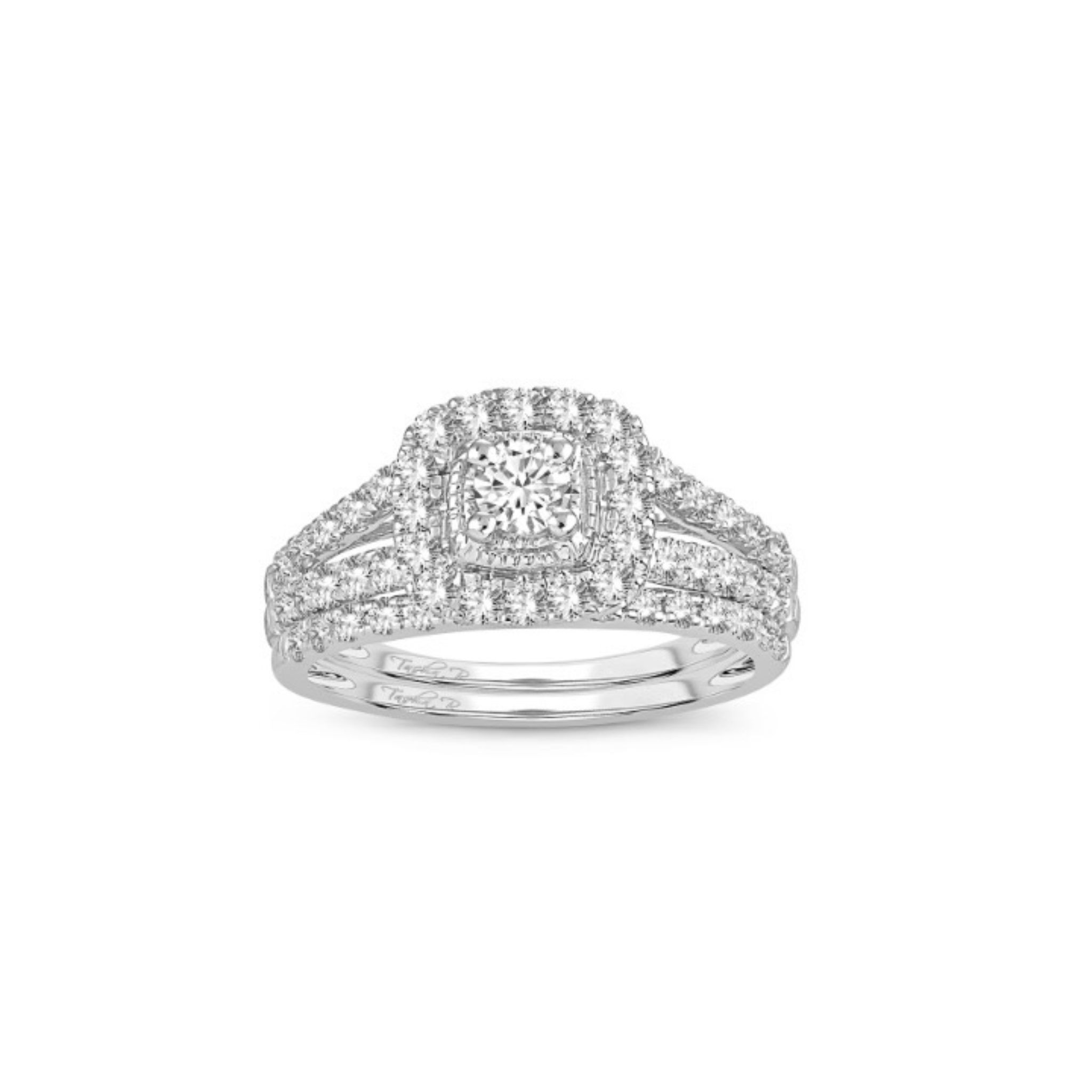 Elegant 14K 1.00CT DIAMOND BRIDAL RING