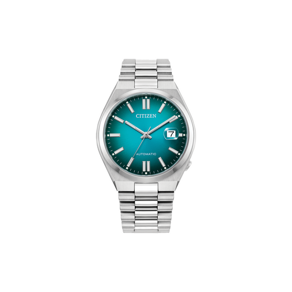 Citizen Tsuyosa collection men's watch with blue gradient dial and stainless steel bracelet