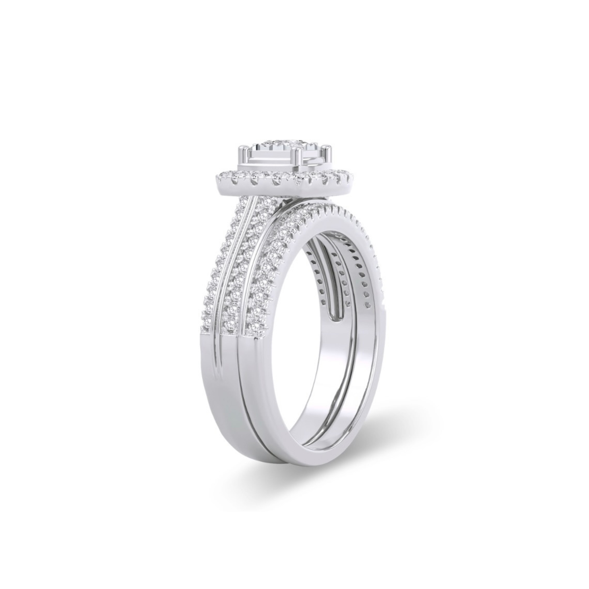 Magnificent 14K Gold Diamond Bridal Engagement Ring – 0.64 CTW Natural Diamonds