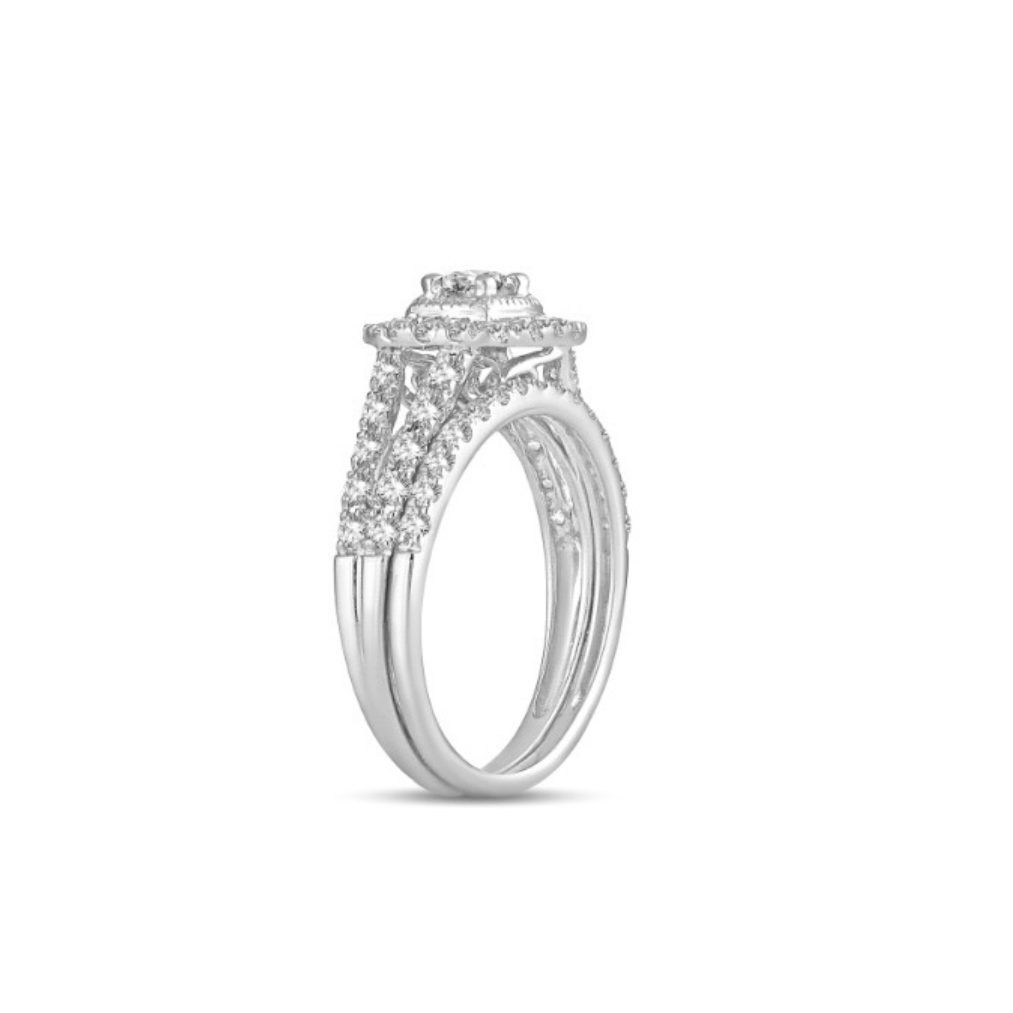 Elegant 14K 1.00CT DIAMOND BRIDAL RING