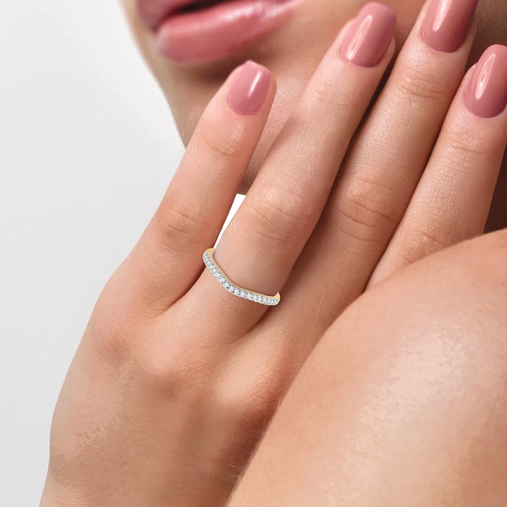 1/4 ct Diamond Enhancer Band in 14K Yellow Gold