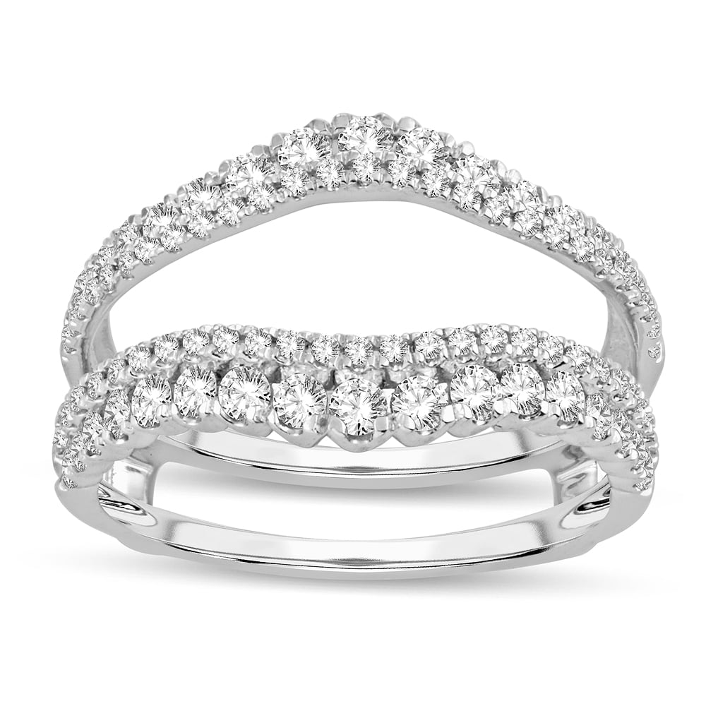3/4 ct Diamond Ring Guard in 14K White Gold