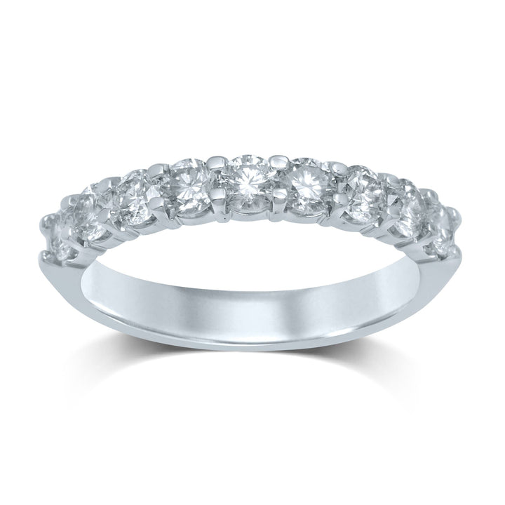 0.78 ct Diamond Band in 14K White Gold