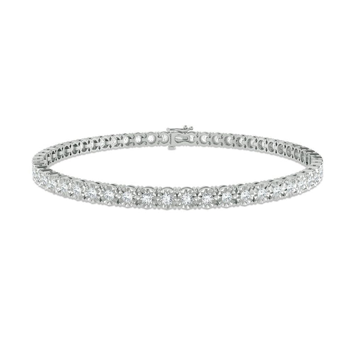 1 ct Diamond Bracelet in 10K White Gold
