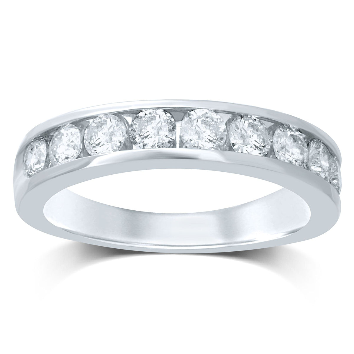 0.27 ct Diamond Band in 14K White Gold