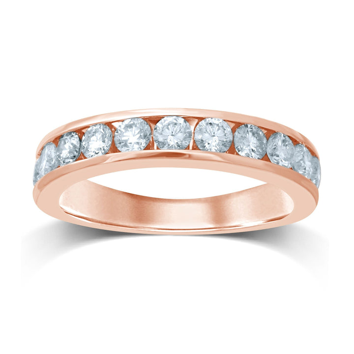 0.52 ct Diamond Band in 14K Rose Gold