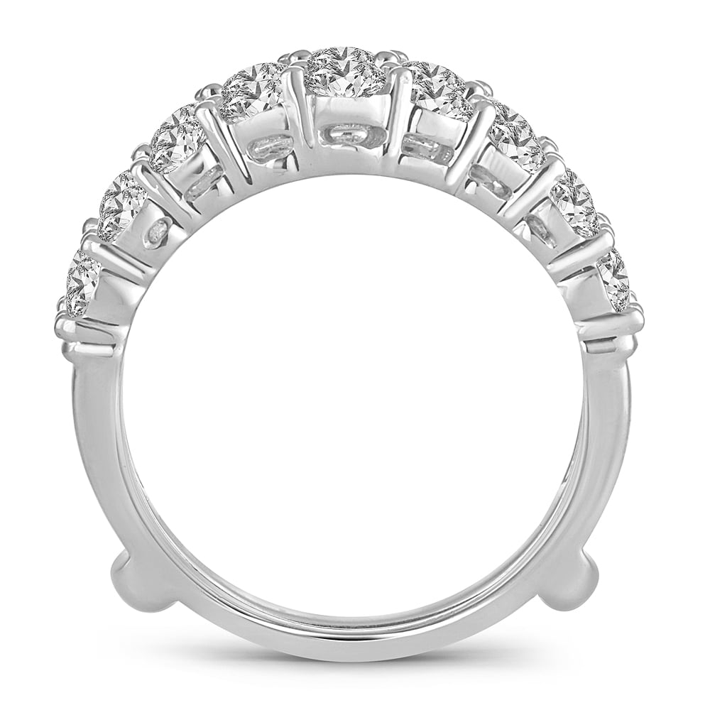 2 ct Diamond Ring Guard in 14K White Gold