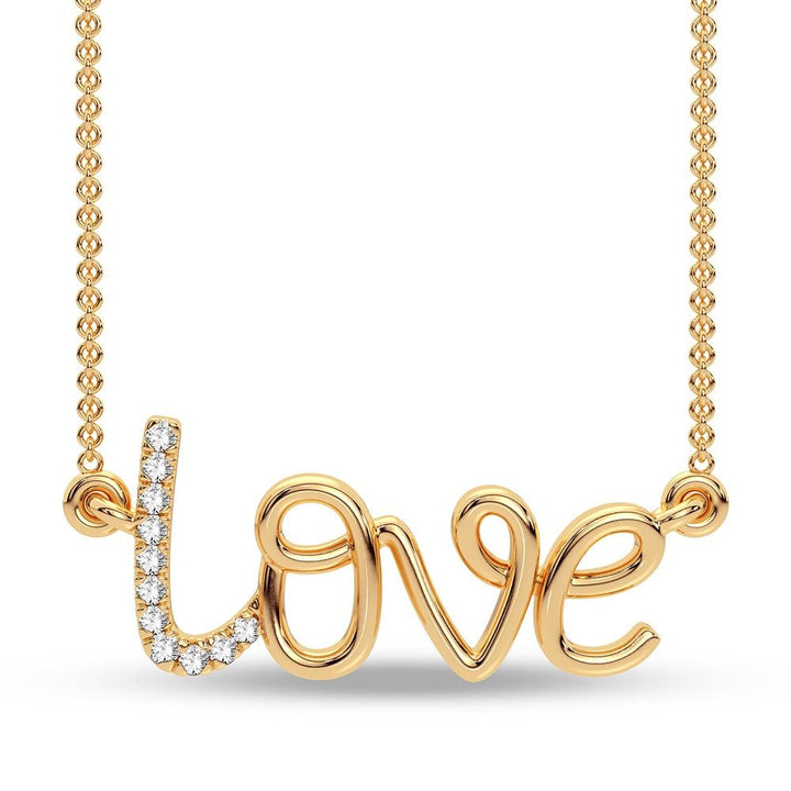 0.02 ct Diamond Pendant in 10K Yellow Gold