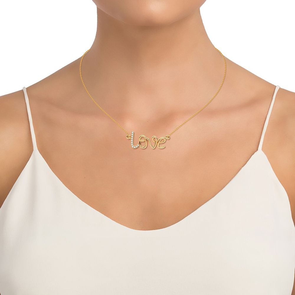 0.02 ct Diamond Pendant in 10K Yellow Gold