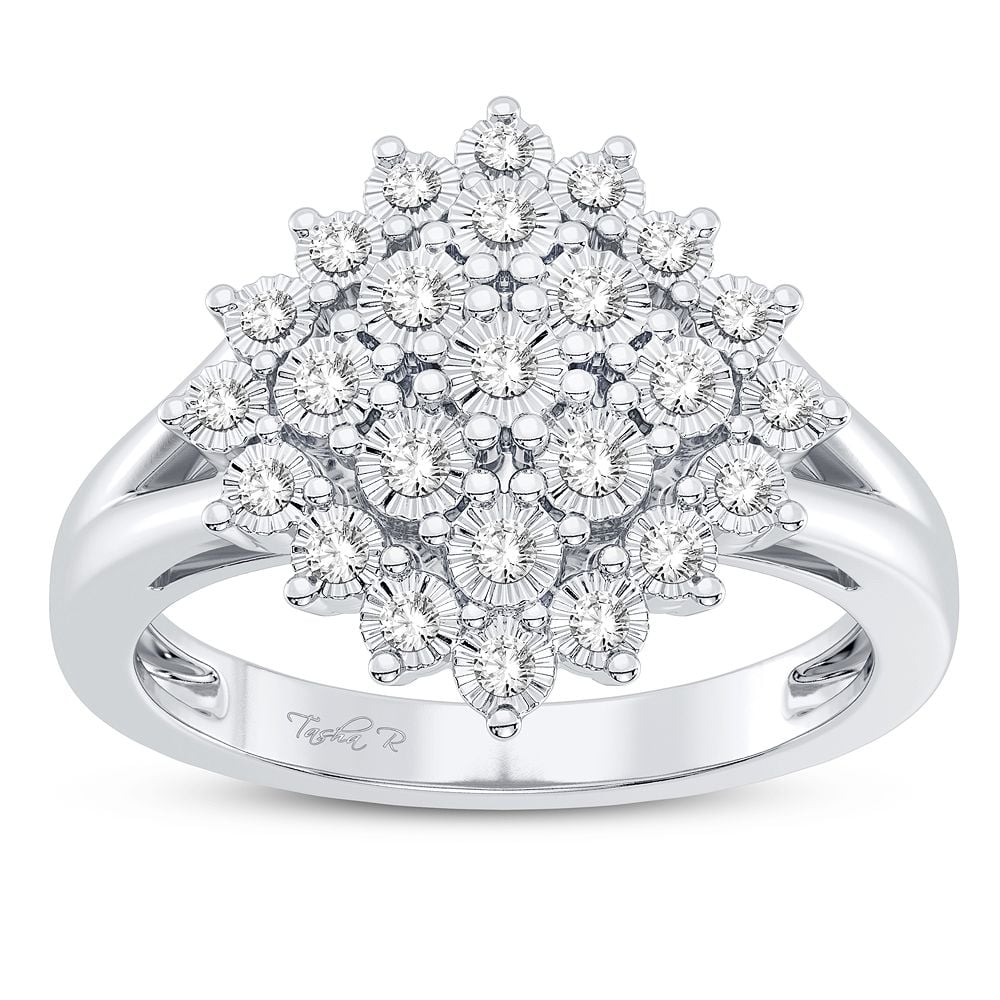 1/10 ct Diamond Fashion Ring in 10K White Gold