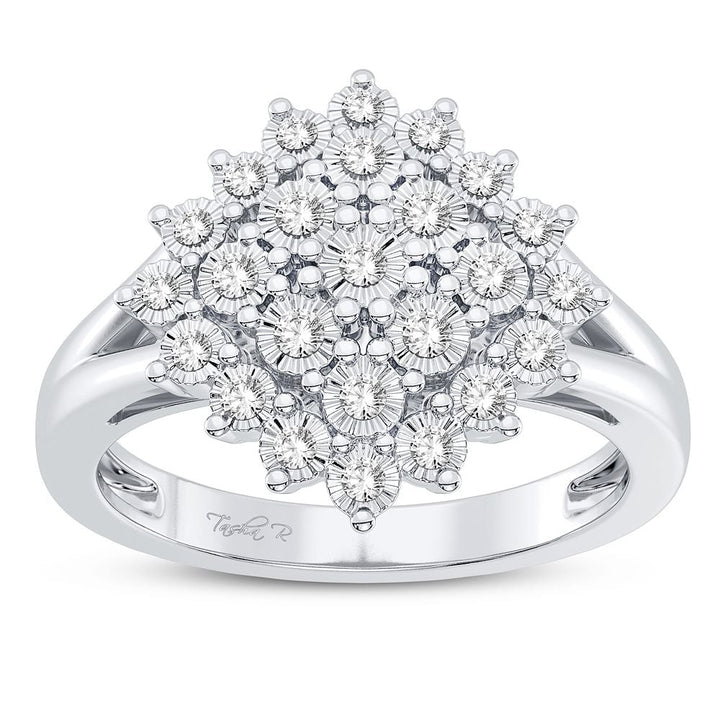 1/10 ct Diamond Fashion Ring in 10K White Gold