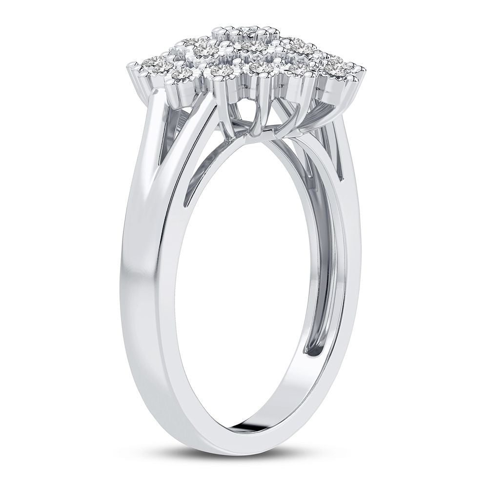 1/10 ct Diamond Fashion Ring in 10K White Gold