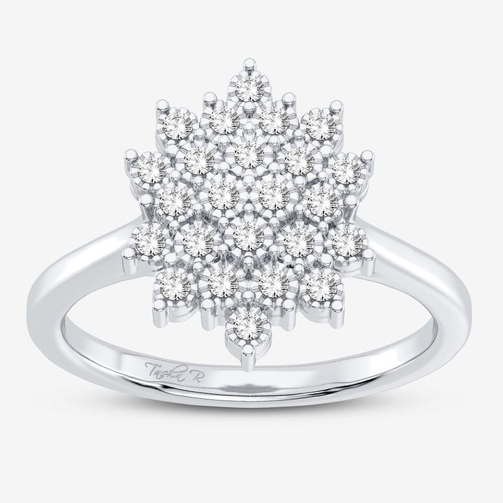1/10 ct Diamond Fashion Ring in 10K White Gold