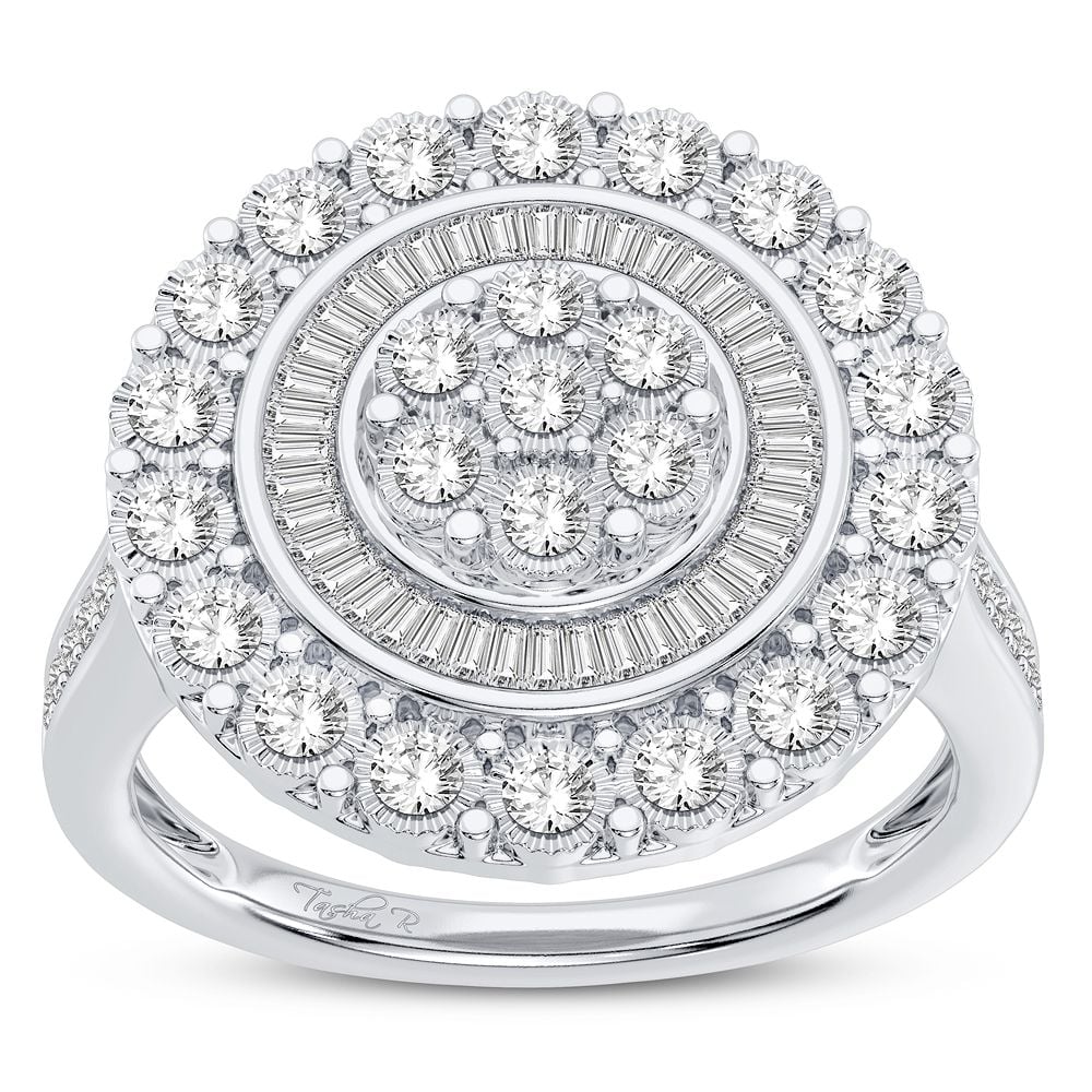 1/2 ct Diamond Fashion Ring in 10K White Gold