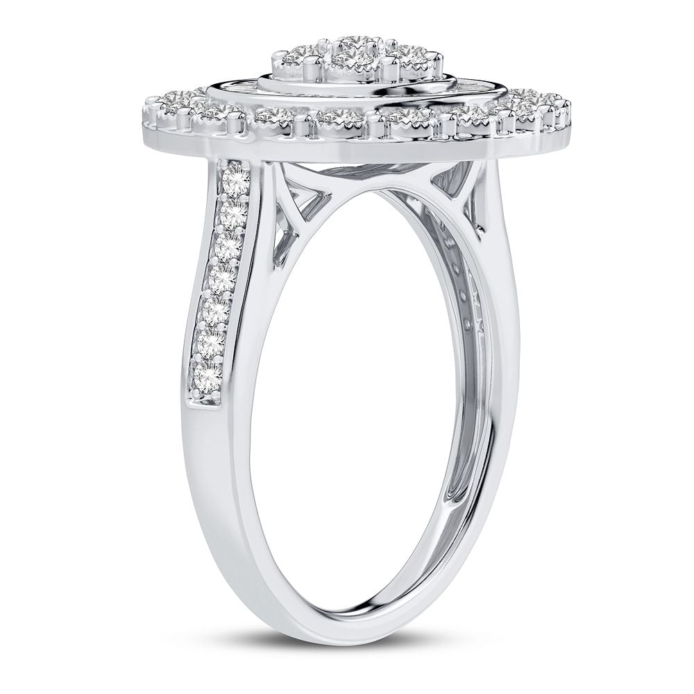 1/2 ct Diamond Fashion Ring in 10K White Gold