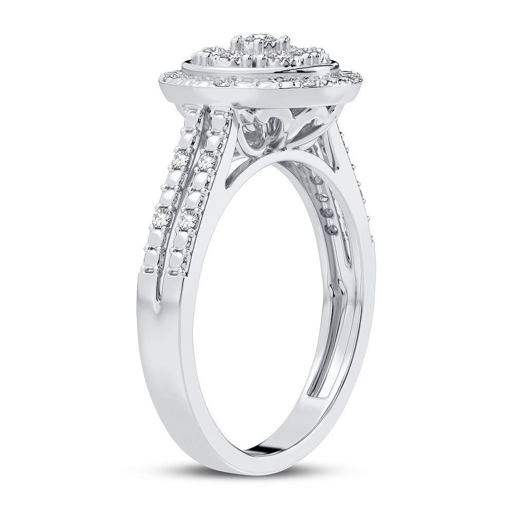 1/10 ct Diamond Fashion Ring in 10K White Gold