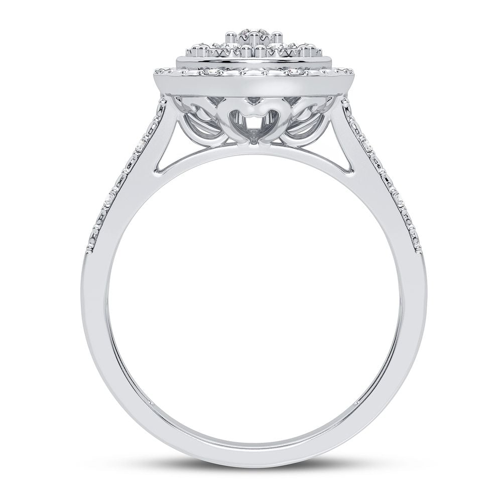 1/10 ct Diamond Fashion Ring in 10K White Gold