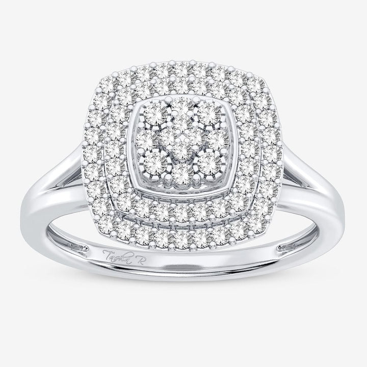 0.28 ct Diamond Fashion Ring in 10K White Gold