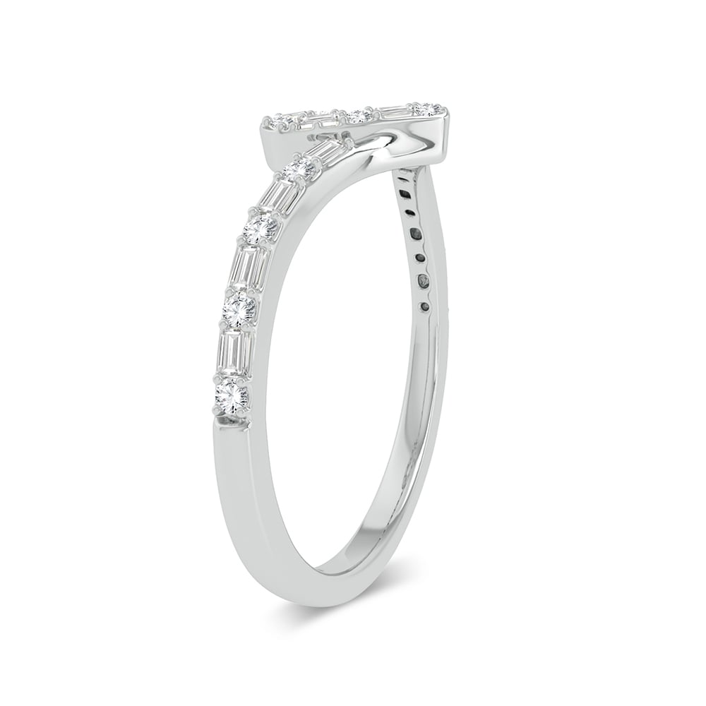 1/6 ct Diamond Fashion Ring in 10K White Gold