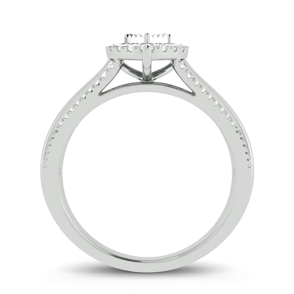 0.15 ct Diamond Fashion Ring in 10K White Gold