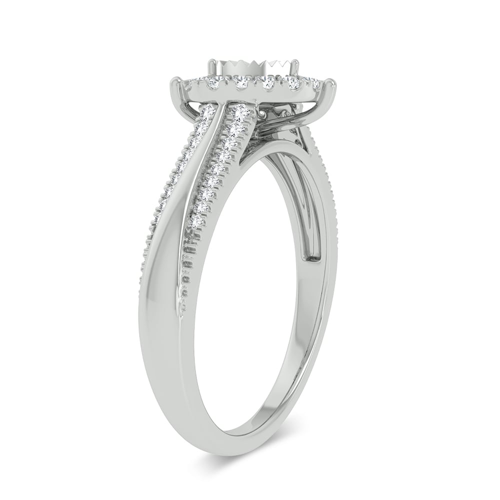 0.15 ct Diamond Fashion Ring in 10K White Gold