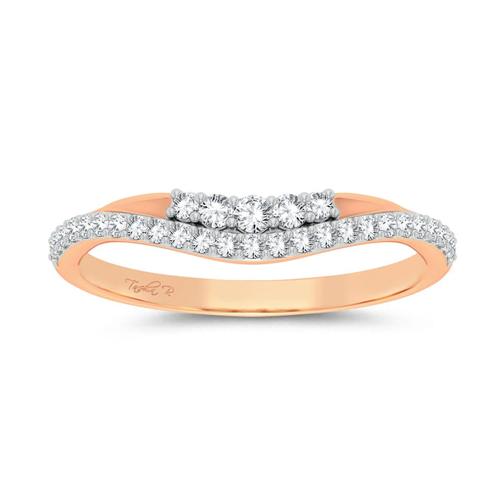 1/5 ct Diamond Enhancer Band in 10K Rose Gold