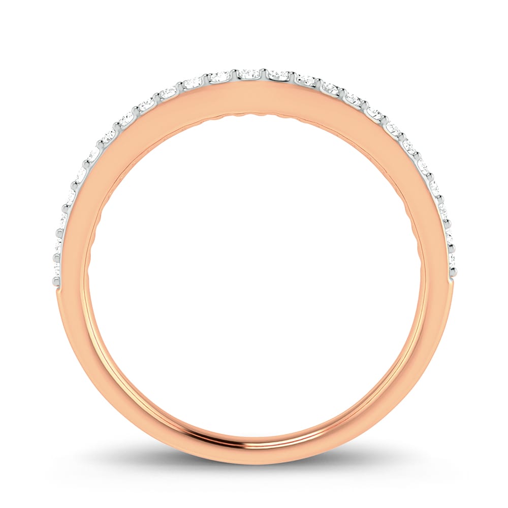 1/5 ct Diamond Enhancer Band in 10K Rose Gold