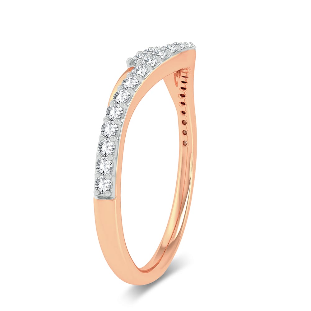 1/5 ct Diamond Enhancer Band in 10K Rose Gold