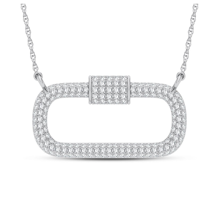 0.36 ct Diamond Necklace in 14K White Gold
