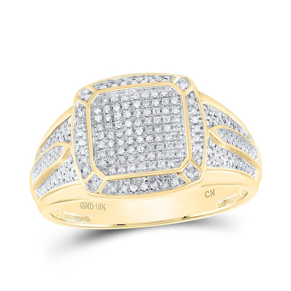 1/3 ct Diamond Men's Ring in 10K Yellow Gold