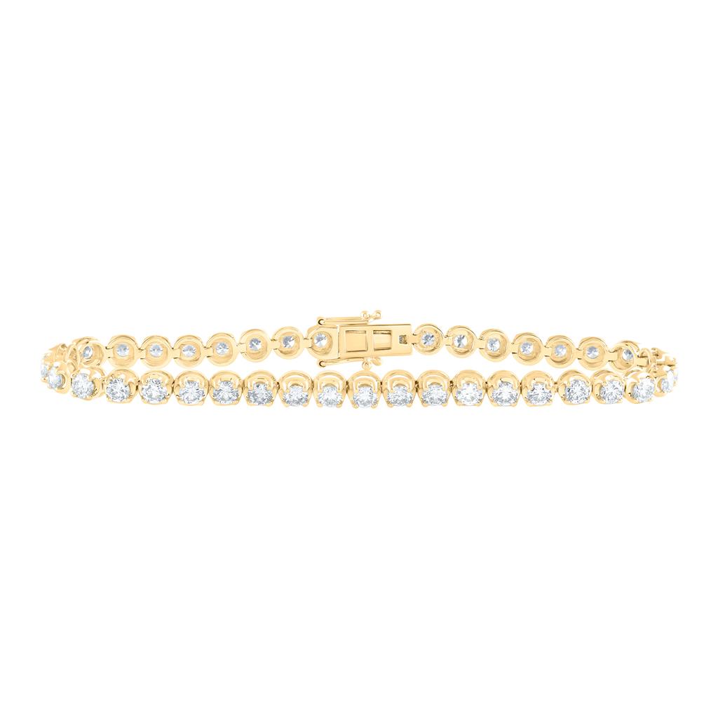 5 ct Diamond Tennis Bracelet in 14K Yellow Gold