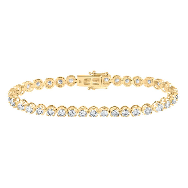 6 ct Diamond Tennis Bracelet in 14K Yellow Gold