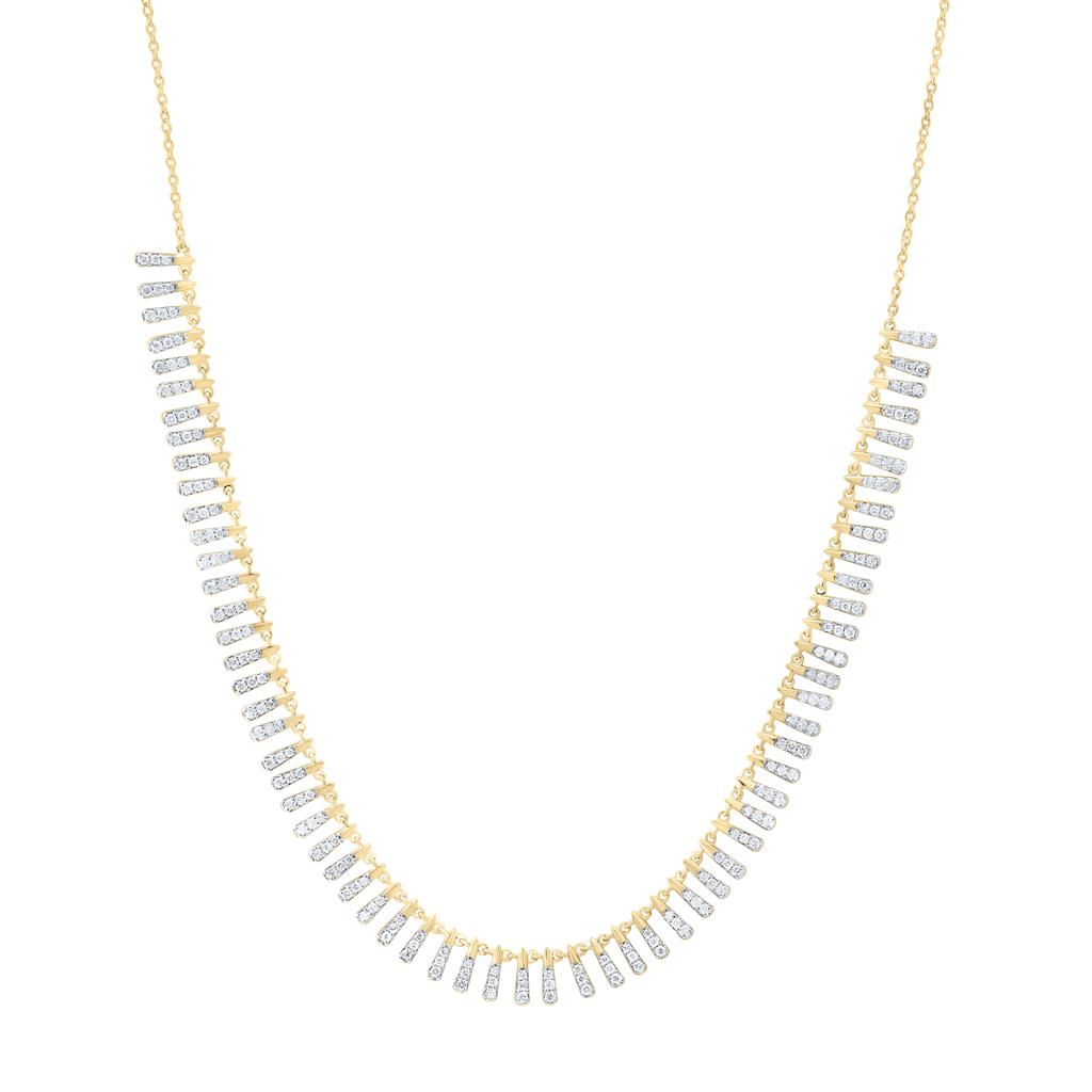 1 ct Diamond Fashion Necklace, 18 Inch in 14K Gold