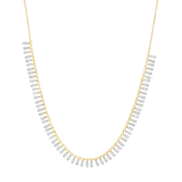 1 ct Diamond Fashion Necklace, 18 Inch in 14K Gold