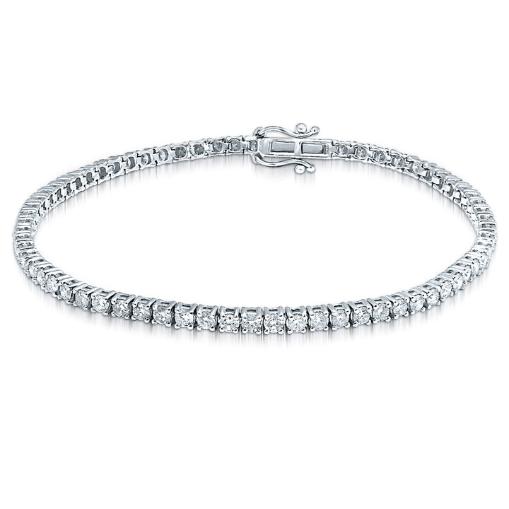 2 ct Diamond Tennis Bracelet in 14K White Gold