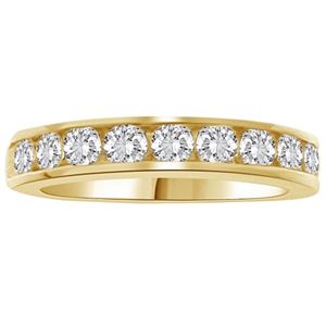 14kyg 1.00cttw Round Diamond Ladies Ring