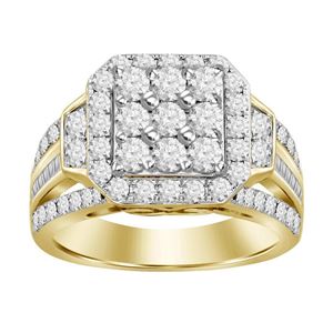 10kyg 2.00cttw Round Diamond Ladies Bridal Ring