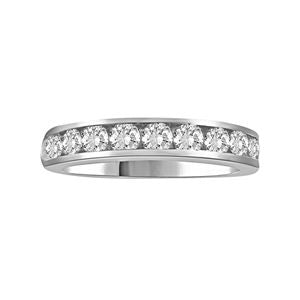 14kwg 0.75 cttw Diamond Ladies Wedding Band