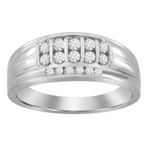 10kwg 0.50 cttw Diamond Mens Ring