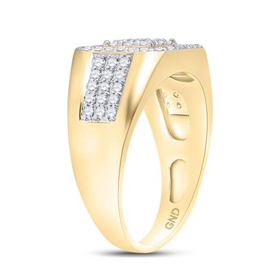 14kyg 1.25 cttw Diamond Mens Ring