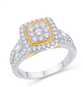 10k 0.95 cttw Ladies Diamond Ring