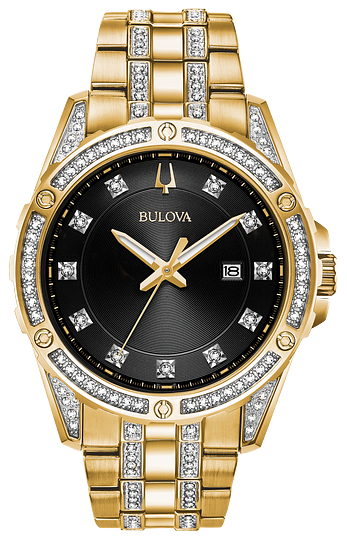 Bulova Crystal Collection Mens Watch