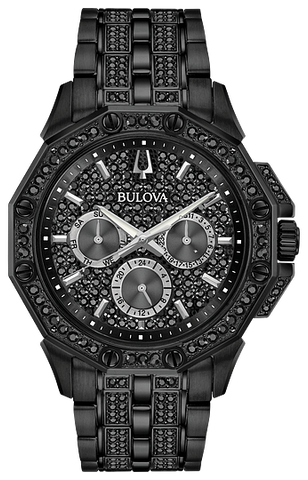 Bulova Octava Collection Mens Watch (Black)