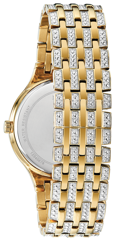 Phantom Crystal Bulova Mens Watch