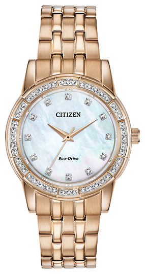 Citzen Eco-Drive Silhouette Crystal Ladies Watch