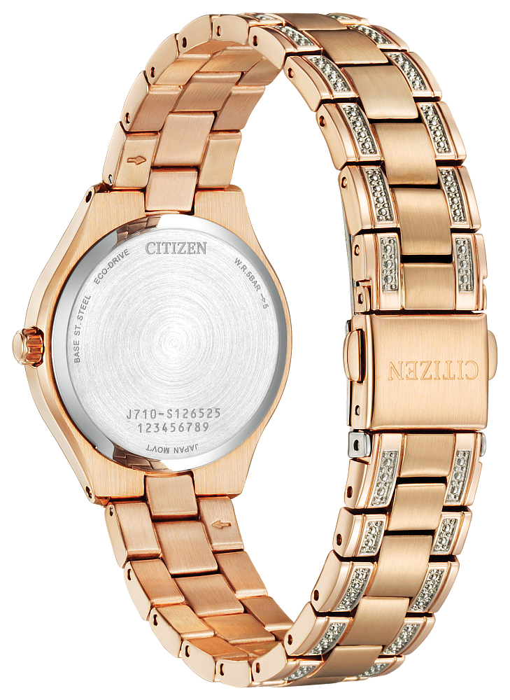 Citizen Eco-Drive Silhouette Crystal Ladies Watch