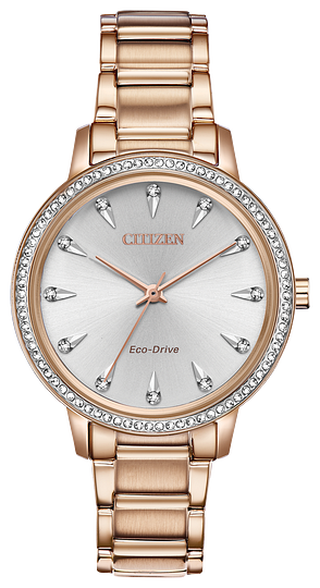 Citizen Eco-Drive Silhouette Crystal Ladies Watch