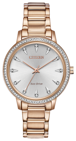 Citizen Eco-Drive Silhouette Crystal Ladies Watch